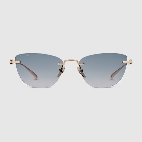 Cat-eye sunglasses - gold