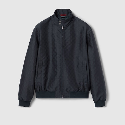 GG ripstop zip jacket - dark blue