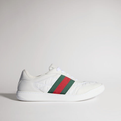 Men's Screener sneaker - white padded nylon