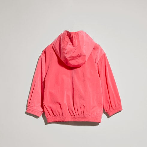 Baby nylon froissé jacket - pink