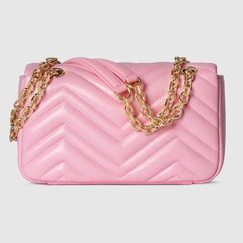 GG Marmont small shoulder bag - light pink leather
