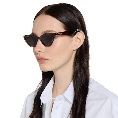 Cat eye sunglasses - light brown tortoiseshell