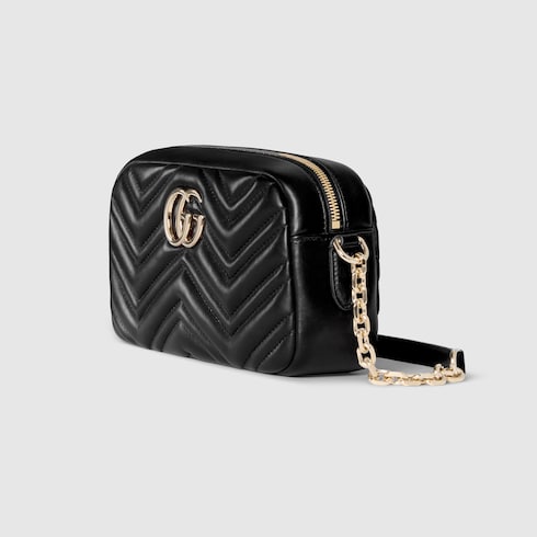 GG Marmont small camera bag - black leather