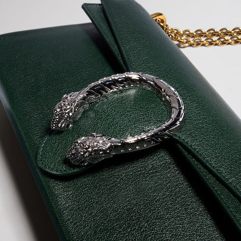 Dionysus medium shoulder bag - green leather