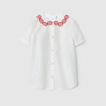 Children's GG cotton jacquard shirt - white