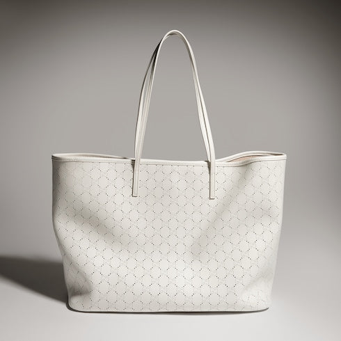 Gucci Tribeca large tote bag - white GG leather