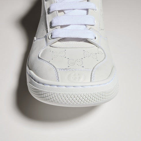 Women's Screener sneaker - white GG leather