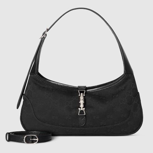 Jackie Slim medium shoulder bag - black GG canvas