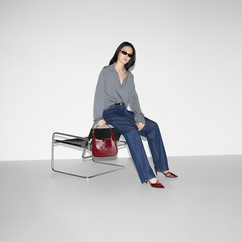 Gucci Jackie 1961 medium bag - Gucci Rosso Ancora leather