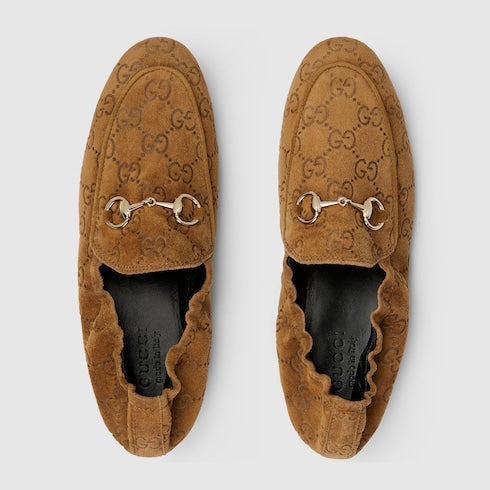 Women's Jordaan loafer - brown GG suede