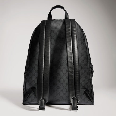 Gucci Essence Classic medium backpack - black GG canvas