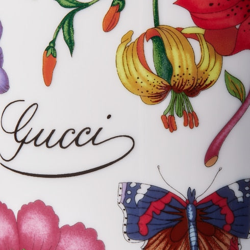 Gucci Flora print candle, Fresia scent - white and multicolor