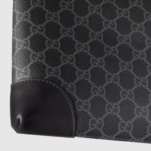 GG Emblem small business case - black fabric