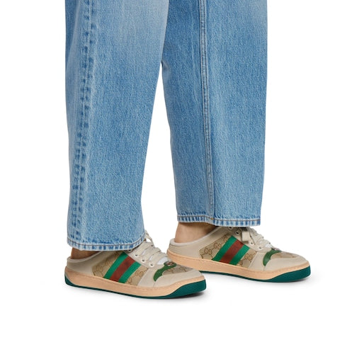 Women's Screener mule - beige leather