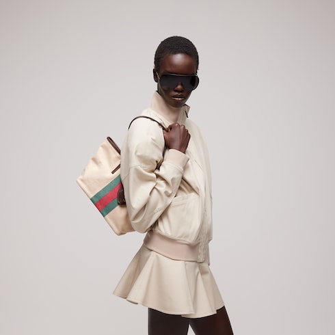 Gucci Tribeca small tote bag - natural canvas