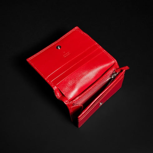 GG Marmont python small wallet - deep red