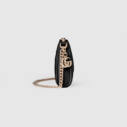 GG Marmont small shoulder bag - black leather