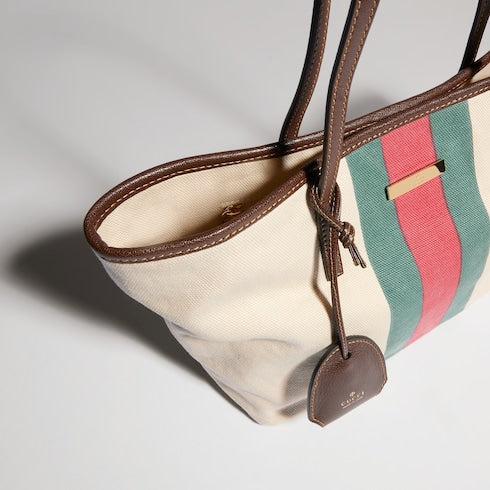 Gucci Tribeca small tote bag - natural canvas