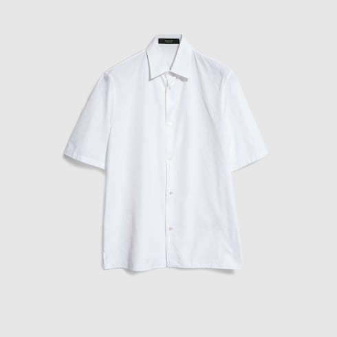 GG cotton poplin shirt - white
