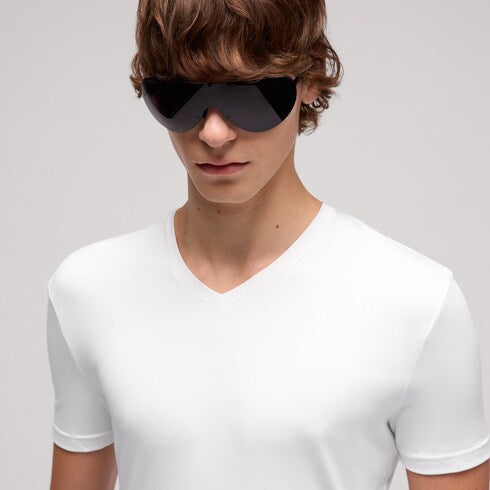 Soft rayon jersey T-shirt - white