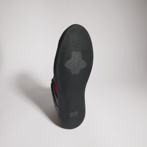 Men's Screener sneaker - black leather
