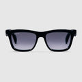 Rectangular frame sunglasses - black
