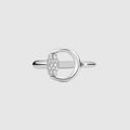 Gucci Horsebit diamond 18k ring - 18k white gold