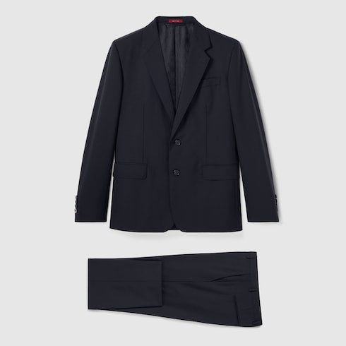Wool suit - dark blue