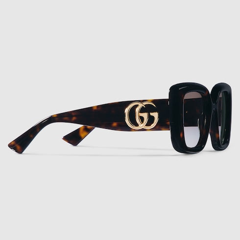 Butterfly frame sunglasses - dark brown tortoiseshell