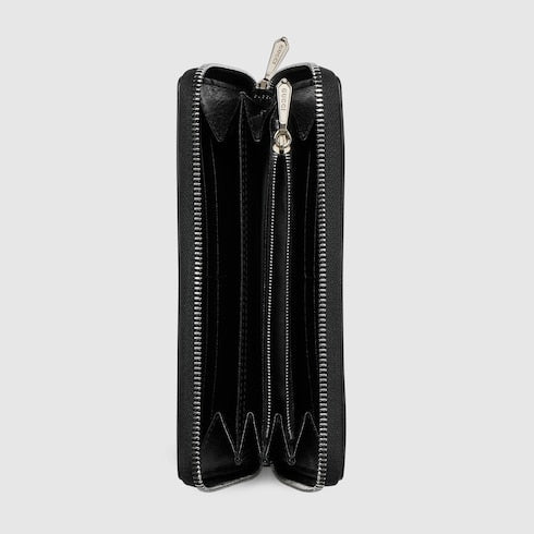 Lira zip around wallet - black leather