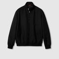 GG cotton ripstop jacket - black
