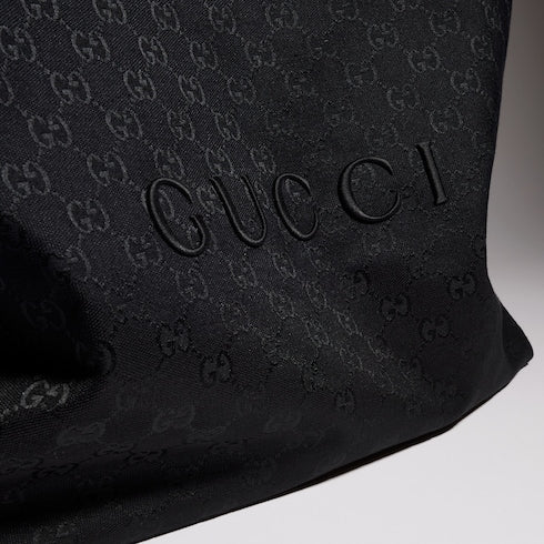 Gucci NY large tote bag - grey and black GG canvas
