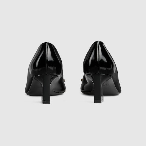 Women's Signora pump - black leather