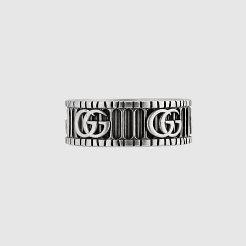 925 Sterling Silver Ring With Double G