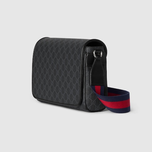 GG Black medium crossbody bag - black GG Supreme