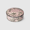 Gucci Flora Sketch print round box - pink and ivory porcelain