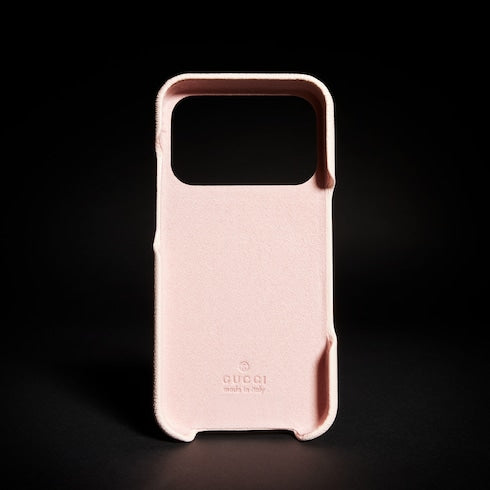 Case for iPhone 17 Pro - light pink leather