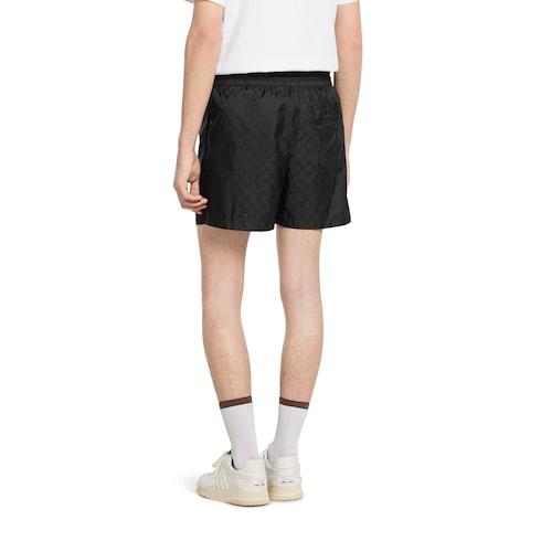 GG nylon swim shorts - black