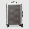 Gucci Porter medium trolley - grey and black Supreme