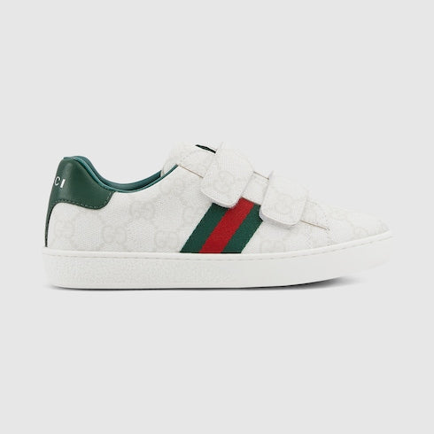 Children's Ace sneaker - white GG Supreme canvas