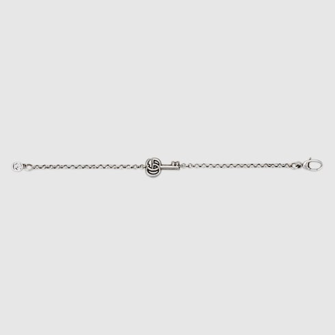 Double G Key Bracelet - 925 Sterling Silver