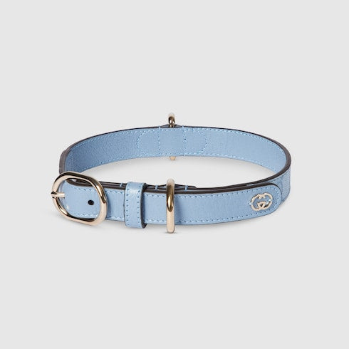 Small/medium collar - light blue fabric