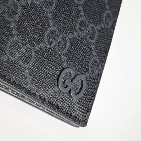 Grey interior GG passport case - black GG Supreme