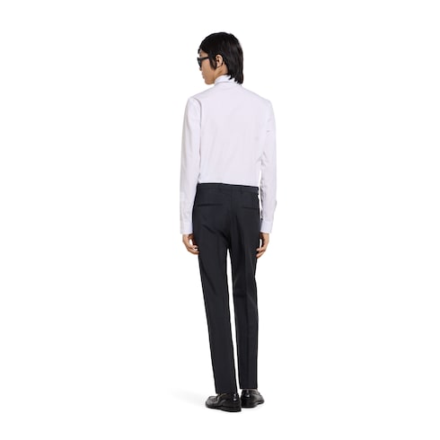 Wool mohair suit - black