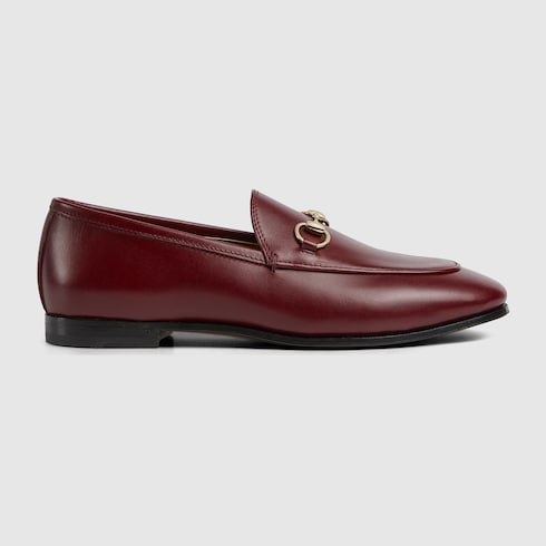 Women's Gucci Jordaan loafer - Rosso Ancora leather