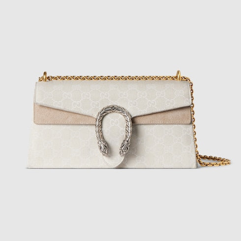 Dionysus medium shoulder bag - ivory GG canvas