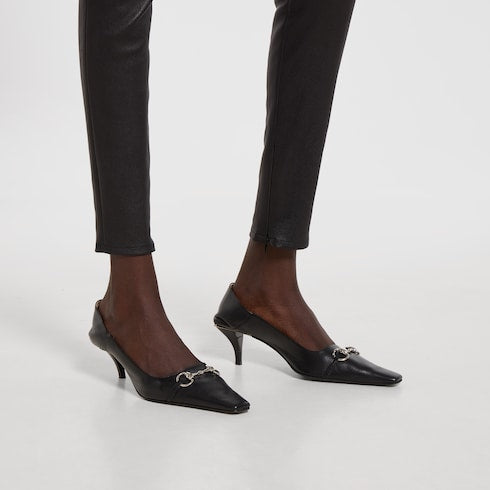 Women's Vittoria pump - black leather