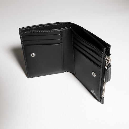 Small wallet with Horsebit - black leather