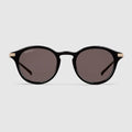 Round frame sunglasses - black