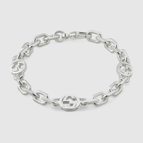 Gucci Interlocking chain bracelet - 925 sterling silver